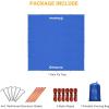 imageKingCamp Camping Tarp Waterproof Hammock Rain Fly Portable Camping Sunshade for Beach Picnic Outdoor Activities  Ultralight Camping Gear Must Haves Backpacking Tent Tarp Easy to Set UpBlue 1010ft