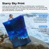 image:imageKingCamp Ultralight Camping Blanket Packable Down Alternative Puffy Wearable Blankets Weatherproof Warm Package Quilt with Snap Buttons for Outdoor Hiking Travel Picnic Stadium 69L x 53W BlackScenictrailstarrysky