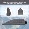 image:imageKingCamp Ultralight Camping Blanket Packable Down Alternative Puffy Wearable Blankets Weatherproof Warm Package Quilt with Snap Buttons for Outdoor Hiking Travel Picnic Stadium 69L x 53W BlackPuretraildarkgrey