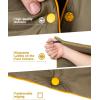 image:imageKingCamp Ultralight Camping Blanket Packable Down Alternative Puffy Wearable Blankets Weatherproof Warm Package Quilt with Snap Buttons for Outdoor Hiking Travel Picnic Stadium 69L x 53W BlackPuretrailgreen