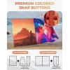 image:imageKingCamp Ultralight Camping Blanket Packable Down Alternative Puffy Wearable Blankets Weatherproof Warm Package Quilt with Snap Buttons for Outdoor Hiking Travel Picnic Stadium 69L x 53W BlackScenictrailcactus