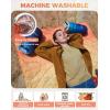 image:imageKingCamp Ultralight Camping Blanket Packable Down Alternative Puffy Wearable Blankets Weatherproof Warm Package Quilt with Snap Buttons for Outdoor Hiking Travel Picnic Stadium 69L x 53W BlackScenictrailcactus