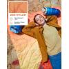 image:imageKingCamp Ultralight Camping Blanket Packable Down Alternative Puffy Wearable Blankets Weatherproof Warm Package Quilt with Snap Buttons for Outdoor Hiking Travel Picnic Stadium 69L x 53W BlackScenictrailcactus