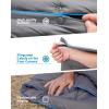 image:imageKingCamp Ultralight Camping Blanket Packable Down Alternative Puffy Wearable Blankets Weatherproof Warm Package Quilt with Snap Buttons for Outdoor Hiking Travel Picnic Stadium 69L x 53W BlackPuretrailgrey