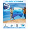 image:imageKingCamp Ultralight Camping Blanket Packable Down Alternative Puffy Wearable Blankets Weatherproof Warm Package Quilt with Snap Buttons for Outdoor Hiking Travel Picnic Stadium 69L x 53W BlackScenictrailcyanOrange