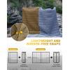 image:imageKingCamp Ultralight Camping Blanket Packable Down Alternative Puffy Wearable Blankets Weatherproof Warm Package Quilt with Snap Buttons for Outdoor Hiking Travel Picnic Stadium 69L x 53W BlackPuretrailgreen
