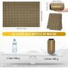 image:imageKingCamp Ultralight Camping Blanket Packable Down Alternative Puffy Wearable Blankets Weatherproof Warm Package Quilt with Snap Buttons for Outdoor Hiking Travel Picnic Stadium 69L x 53W BlackPuretrailgreen