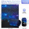 image:imageKingCamp Ultralight Camping Blanket Packable Down Alternative Puffy Wearable Blankets Weatherproof Warm Package Quilt with Snap Buttons for Outdoor Hiking Travel Picnic Stadium 69L x 53W BlackScenictrailstarrysky