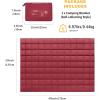 image:imageKingCamp Ultralight Camping Blanket Packable Down Alternative Puffy Wearable Blankets Weatherproof Warm Package Quilt with Snap Buttons for Outdoor Hiking Travel Picnic Stadium 69L x 53W BlackPuretrailred