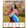 image:imageKingCamp Ultralight Camping Blanket Packable Down Alternative Puffy Wearable Blankets Weatherproof Warm Package Quilt with Snap Buttons for Outdoor Hiking Travel Picnic Stadium 69L x 53W BlackSherpapeak