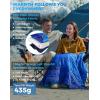 image:imageKingCamp Ultralight Camping Blanket Packable Down Alternative Puffy Wearable Blankets Weatherproof Warm Package Quilt with Snap Buttons for Outdoor Hiking Travel Picnic Stadium 69L x 53W BlackScenictrailforest