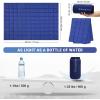 image:imageKingCamp Ultralight Camping Blanket Packable Down Alternative Puffy Wearable Blankets Weatherproof Warm Package Quilt with Snap Buttons for Outdoor Hiking Travel Picnic Stadium 69L x 53W BlackPuretrailnavy