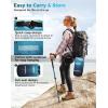 image:imageKingCamp Ultralight Camping Blanket Packable Down Alternative Puffy Wearable Blankets Weatherproof Warm Package Quilt with Snap Buttons for Outdoor Hiking Travel Picnic Stadium 69L x 53W BlackScenictrailcyan