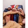 image:imageKingCamp Ultralight Camping Blanket Packable Down Alternative Puffy Wearable Blankets Weatherproof Warm Package Quilt with Snap Buttons for Outdoor Hiking Travel Picnic Stadium 69L x 53W BlackSherpaorange