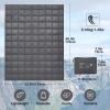 image:imageKingCamp Ultralight Camping Blanket Packable Down Alternative Puffy Wearable Blankets Weatherproof Warm Package Quilt with Snap Buttons for Outdoor Hiking Travel Picnic Stadium 69L x 53W BlackPuretraildarkgrey