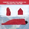 image:imageKingCamp Ultralight Camping Blanket Packable Down Alternative Puffy Wearable Blankets Weatherproof Warm Package Quilt with Snap Buttons for Outdoor Hiking Travel Picnic Stadium 69L x 53W BlackPuretrailwine