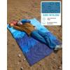 image:imageKingCamp Ultralight Camping Blanket Packable Down Alternative Puffy Wearable Blankets Weatherproof Warm Package Quilt with Snap Buttons for Outdoor Hiking Travel Picnic Stadium 69L x 53W BlackScenictrailcyan