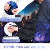 image:imageKingCamp Ultralight Camping Blanket Packable Down Alternative Puffy Wearable Blankets Weatherproof Warm Package Quilt with Snap Buttons for Outdoor Hiking Travel Picnic Stadium 69L x 53W BlackScenictrailstarrysky
