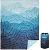 image:imageKingCamp Ultralight Camping Blanket Packable Down Alternative Puffy Wearable Blankets Weatherproof Warm Package Quilt with Snap Buttons for Outdoor Hiking Travel Picnic Stadium 69L x 53W BlackScenictrailcyan