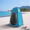 image:imageKingCamp Camping Shower Tent Portable Outdoor Privacy Toilet amp Changing Tent Windproof amp Waterproof Easy Setup 1 or 2 Room Shelter with Shower Bag for Camping Hiking BeachPOP UPBLUE