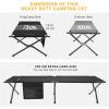 image:imageKingCamp Folding Camping Heavy Duty Portable Ultra Lightweight Indoor Outdoor One Size Blackcot