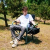 image:imageKingCamp Folding Directors HeavyDuty Camping Chair with Side Table amp Cooler Bag Supports 350 lbs for Fishing Barbecue Picnic Any Other Outdoor and Indoor Activities Oversize BlackGrey2 Pack